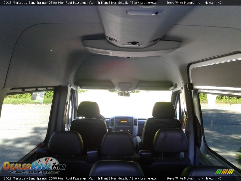 2013 Mercedes-Benz Sprinter 2500 High Roof Passenger Van Brilliant Silver Metallic / Black Leatherette Photo #13