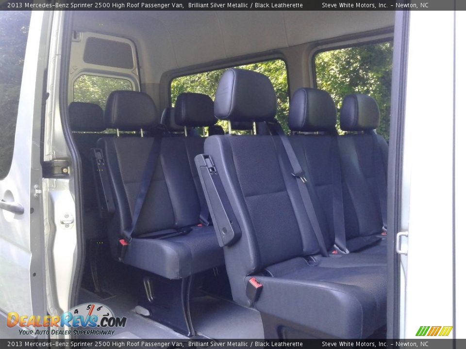 2013 Mercedes-Benz Sprinter 2500 High Roof Passenger Van Brilliant Silver Metallic / Black Leatherette Photo #14