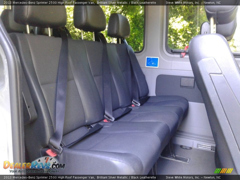 2013 Mercedes-Benz Sprinter 2500 High Roof Passenger Van Brilliant Silver Metallic / Black Leatherette Photo #16