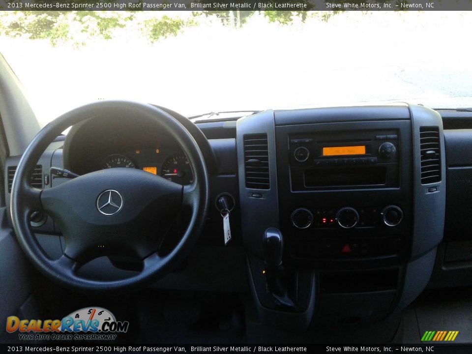 2013 Mercedes-Benz Sprinter 2500 High Roof Passenger Van Brilliant Silver Metallic / Black Leatherette Photo #17