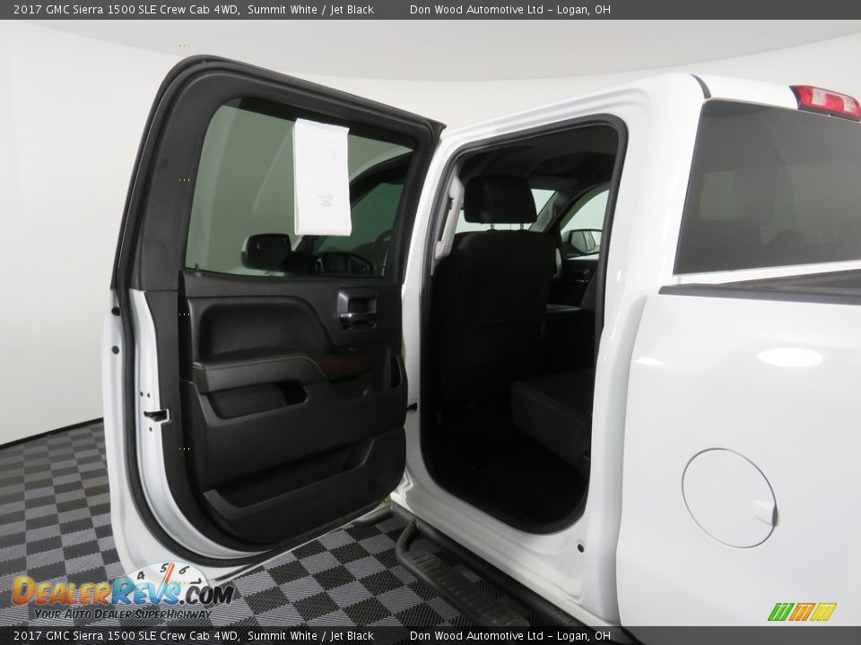 2017 GMC Sierra 1500 SLE Crew Cab 4WD Summit White / Jet Black Photo #29
