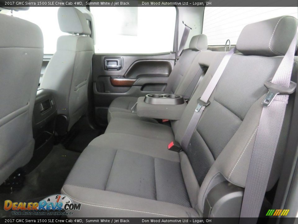 2017 GMC Sierra 1500 SLE Crew Cab 4WD Summit White / Jet Black Photo #30