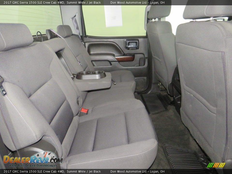 2017 GMC Sierra 1500 SLE Crew Cab 4WD Summit White / Jet Black Photo #33