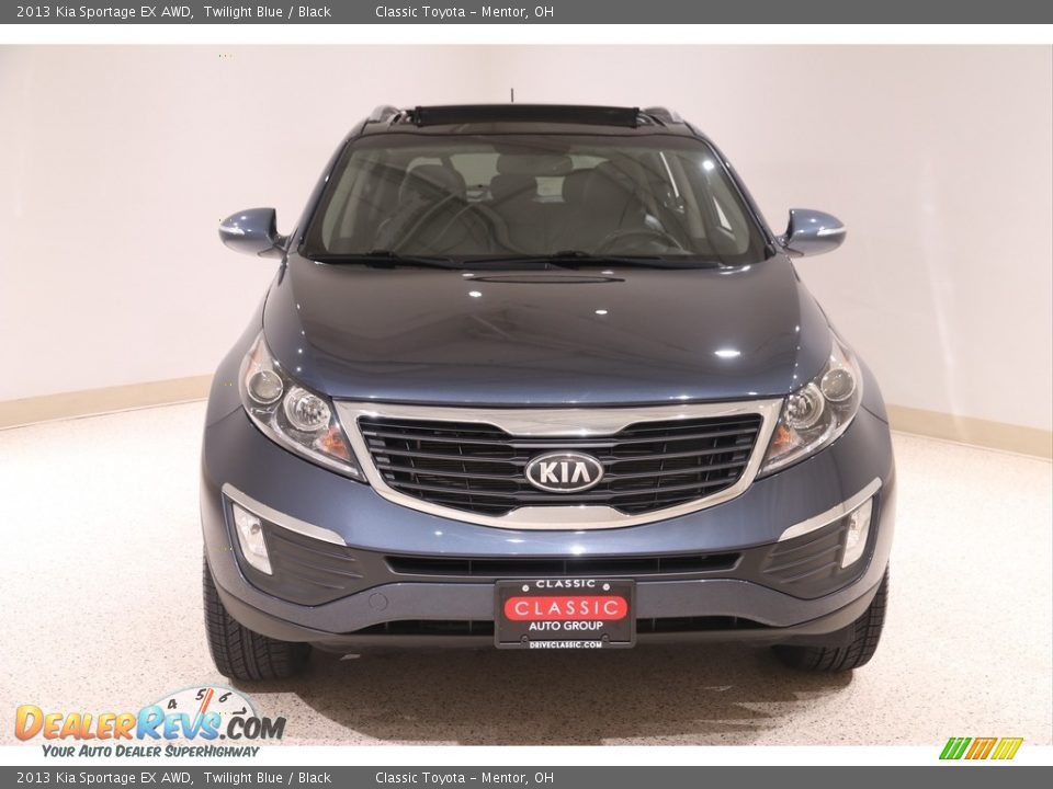 2013 Kia Sportage EX AWD Twilight Blue / Black Photo #2