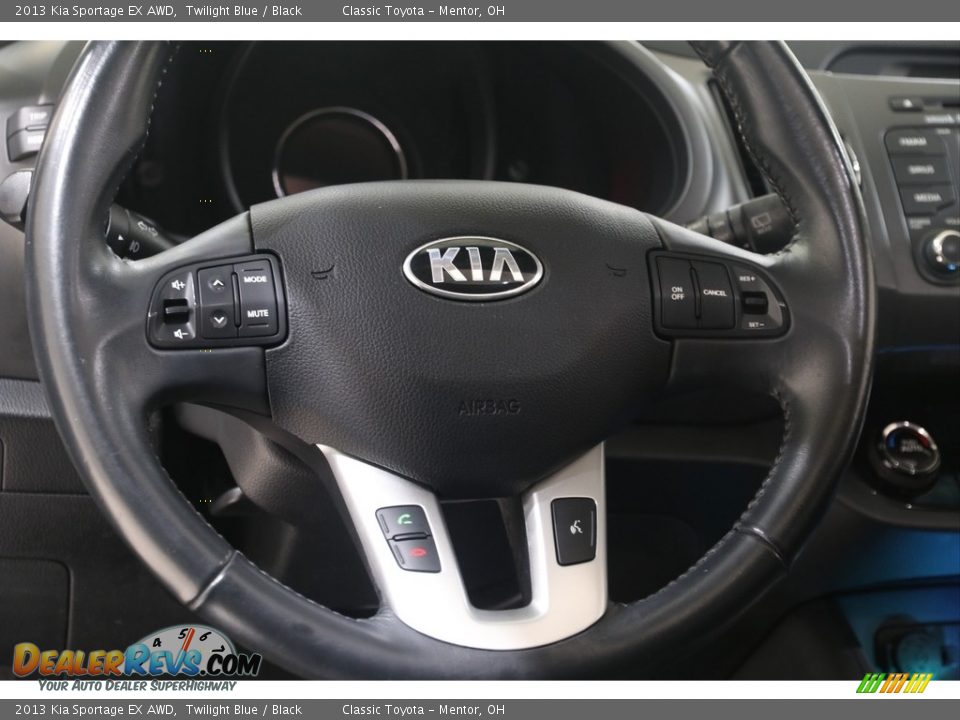 2013 Kia Sportage EX AWD Twilight Blue / Black Photo #7