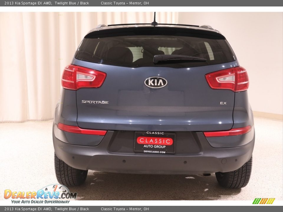 2013 Kia Sportage EX AWD Twilight Blue / Black Photo #16