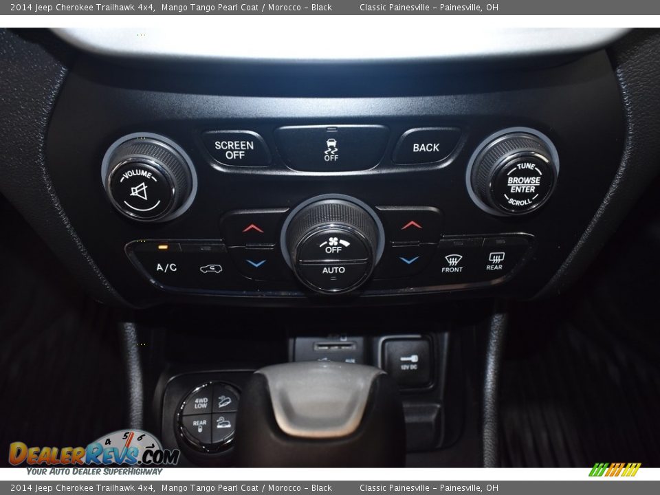 2014 Jeep Cherokee Trailhawk 4x4 Mango Tango Pearl Coat / Morocco - Black Photo #15