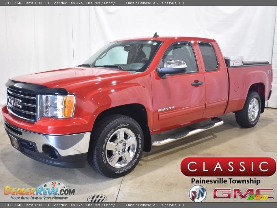 2012 GMC Sierra 1500 SLE Extended Cab 4x4 Fire Red / Ebony Photo #1