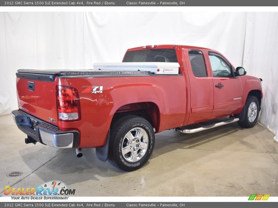 2012 GMC Sierra 1500 SLE Extended Cab 4x4 Fire Red / Ebony Photo #2