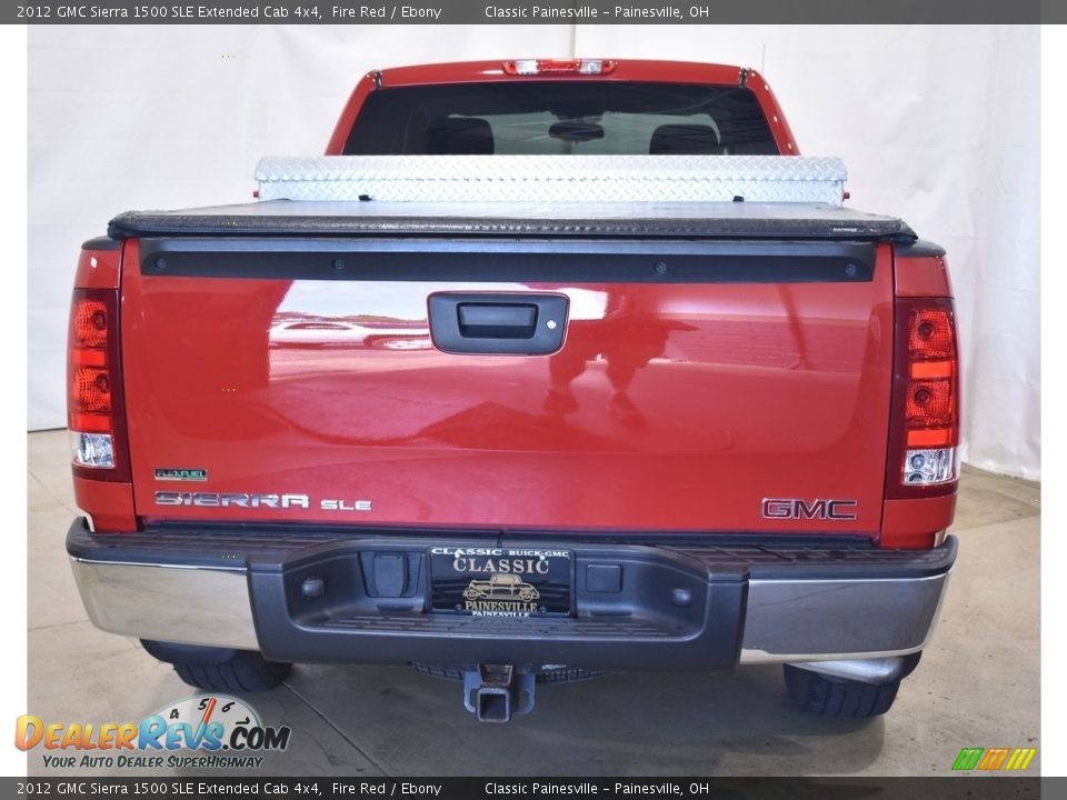 2012 GMC Sierra 1500 SLE Extended Cab 4x4 Fire Red / Ebony Photo #3