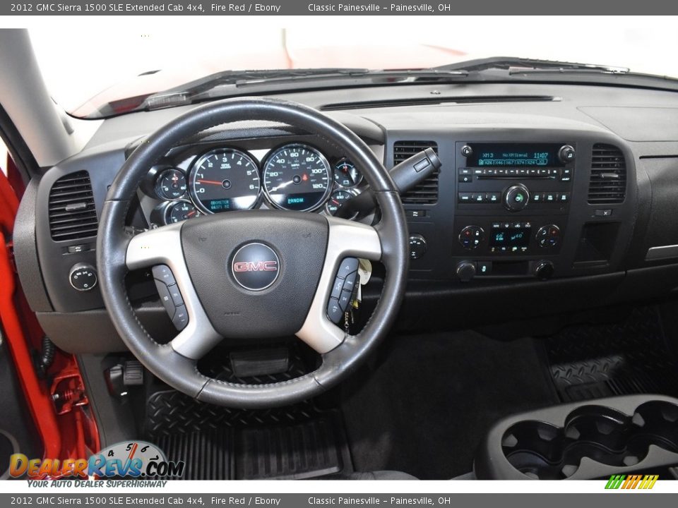 2012 GMC Sierra 1500 SLE Extended Cab 4x4 Fire Red / Ebony Photo #11
