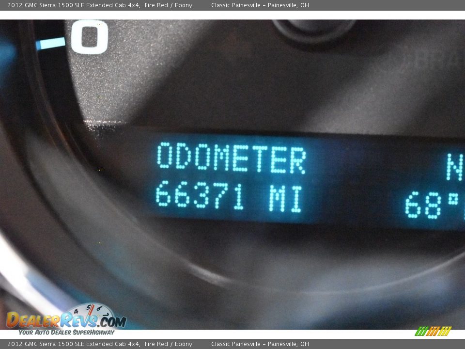 2012 GMC Sierra 1500 SLE Extended Cab 4x4 Fire Red / Ebony Photo #13