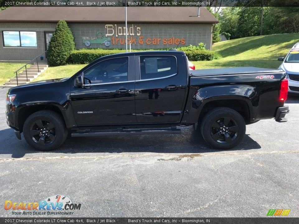 2017 Chevrolet Colorado LT Crew Cab 4x4 Black / Jet Black Photo #1