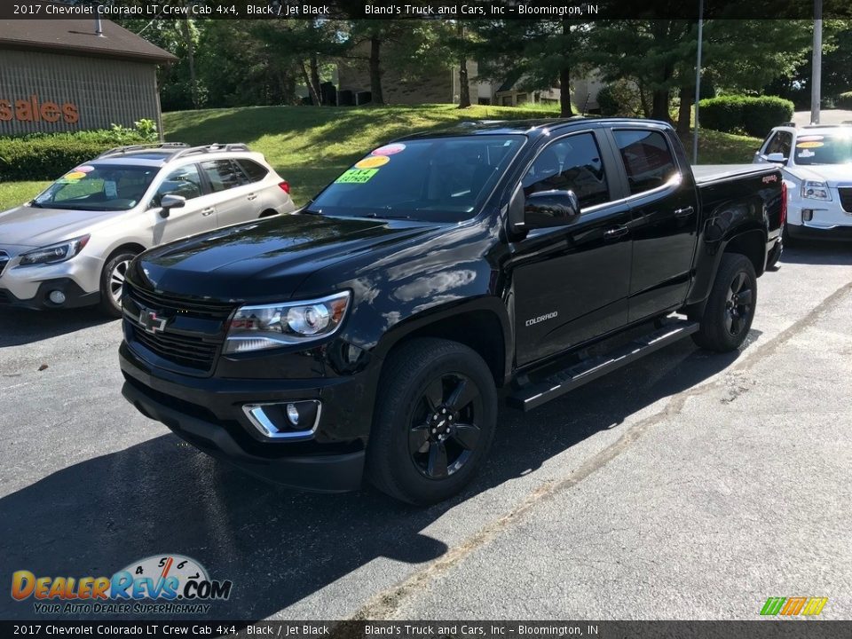 2017 Chevrolet Colorado LT Crew Cab 4x4 Black / Jet Black Photo #2