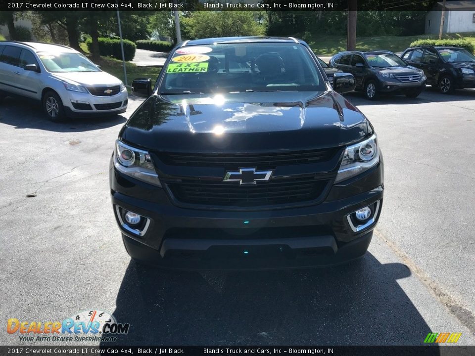 2017 Chevrolet Colorado LT Crew Cab 4x4 Black / Jet Black Photo #3