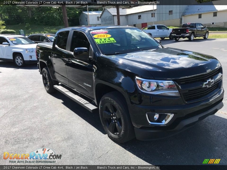 2017 Chevrolet Colorado LT Crew Cab 4x4 Black / Jet Black Photo #4