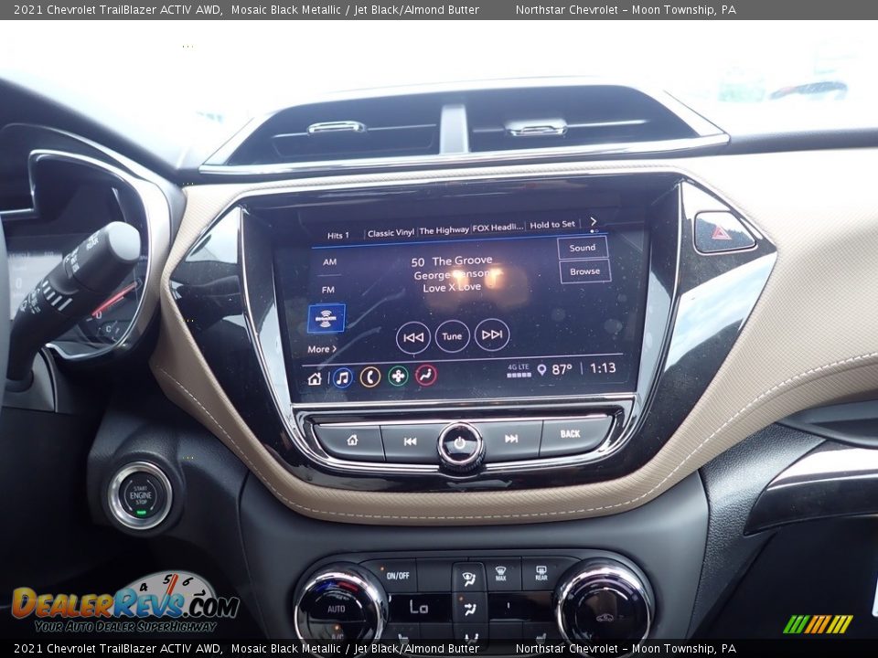 2021 Chevrolet TrailBlazer ACTIV AWD Mosaic Black Metallic / Jet Black/Almond Butter Photo #18