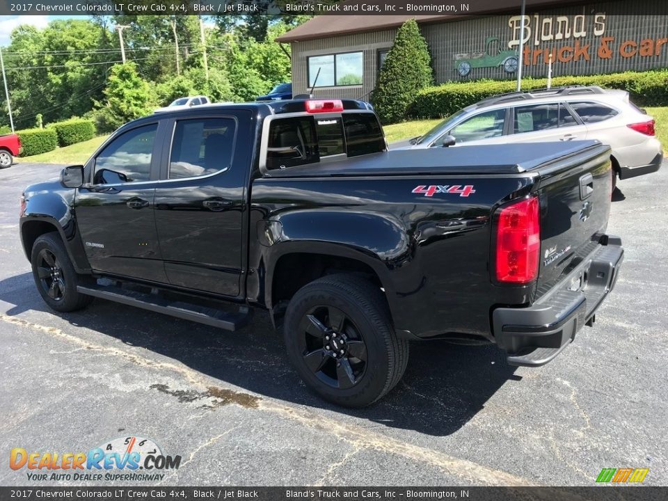 2017 Chevrolet Colorado LT Crew Cab 4x4 Black / Jet Black Photo #10
