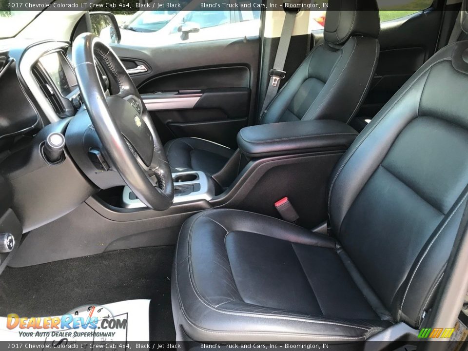 2017 Chevrolet Colorado LT Crew Cab 4x4 Black / Jet Black Photo #12