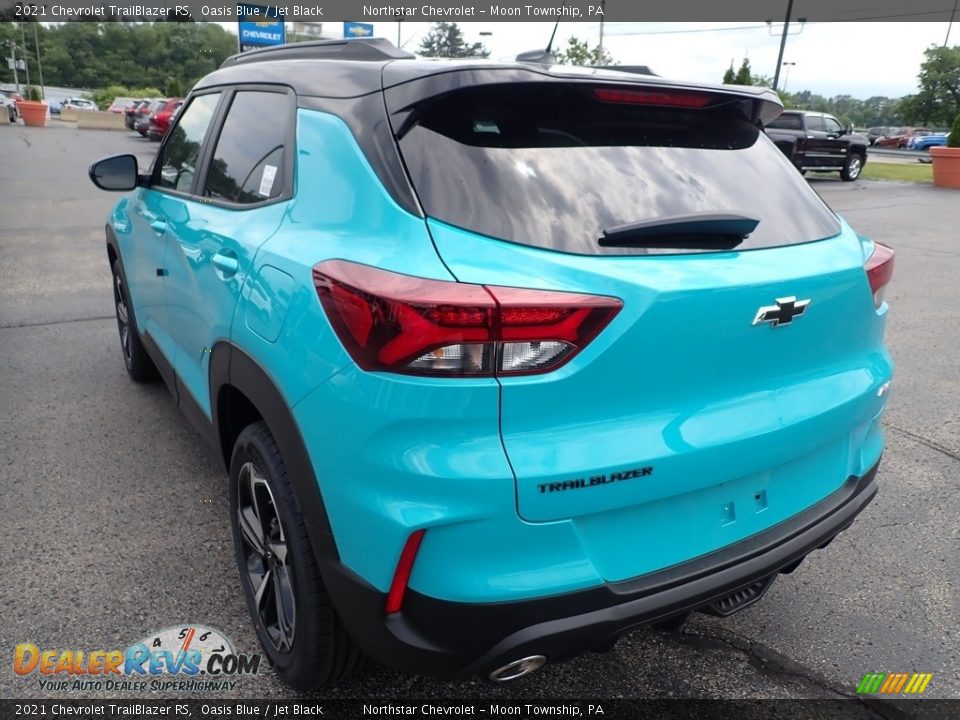 2021 Chevrolet TrailBlazer RS Oasis Blue / Jet Black Photo #4