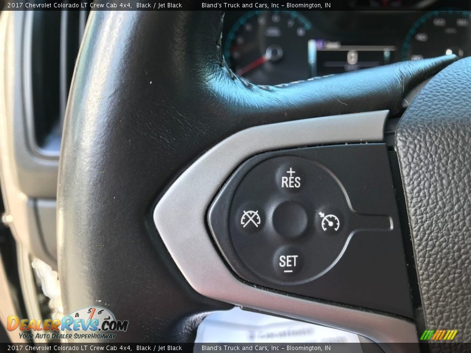 2017 Chevrolet Colorado LT Crew Cab 4x4 Black / Jet Black Photo #16