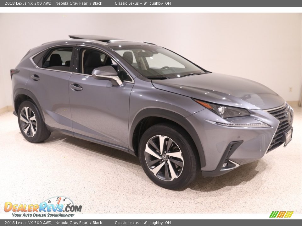 2018 Lexus NX 300 AWD Nebula Gray Pearl / Black Photo #1