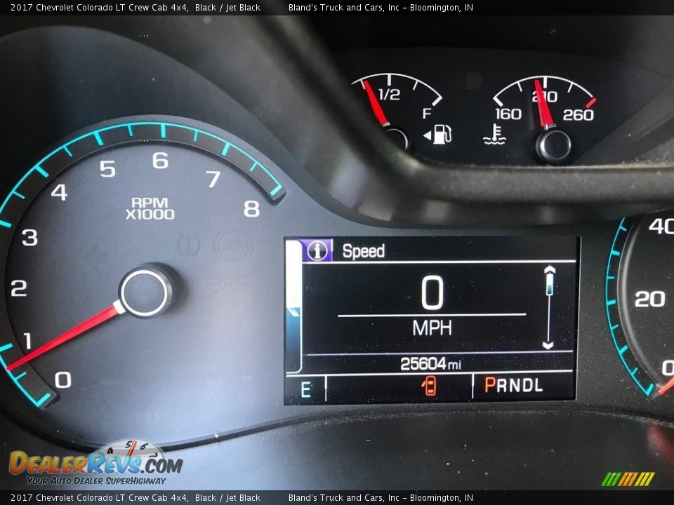 2017 Chevrolet Colorado LT Crew Cab 4x4 Black / Jet Black Photo #18