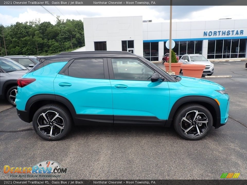 2021 Chevrolet Trailblazer RS Oasis Blue / Jet Black Photo #7