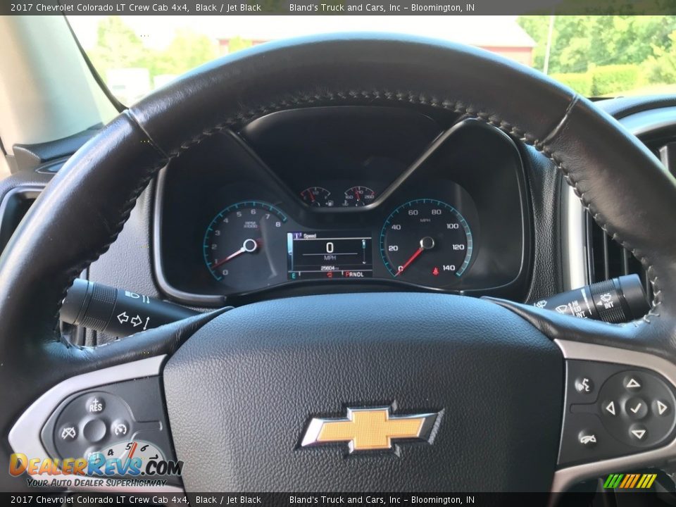 2017 Chevrolet Colorado LT Crew Cab 4x4 Black / Jet Black Photo #19