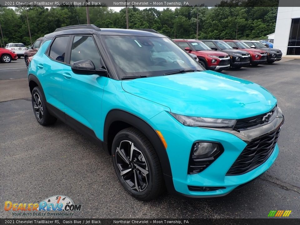 Oasis Blue 2021 Chevrolet TrailBlazer RS Photo #8