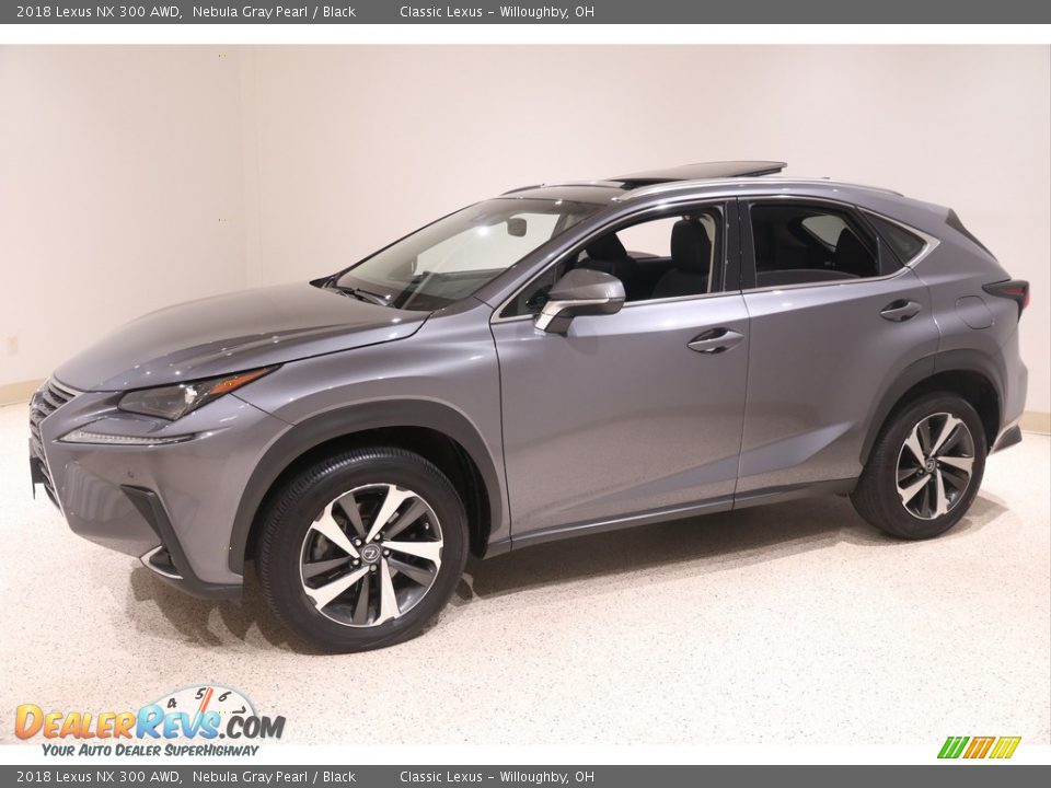 2018 Lexus NX 300 AWD Nebula Gray Pearl / Black Photo #3