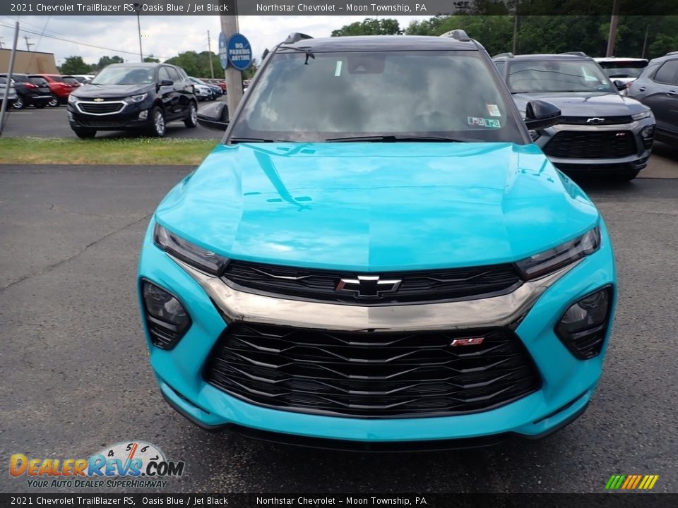 2021 Chevrolet TrailBlazer RS Oasis Blue / Jet Black Photo #9