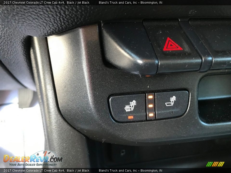 2017 Chevrolet Colorado LT Crew Cab 4x4 Black / Jet Black Photo #23