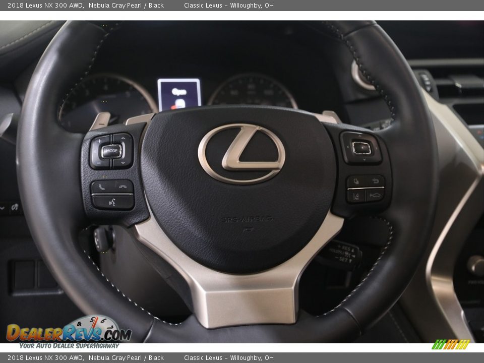 2018 Lexus NX 300 AWD Nebula Gray Pearl / Black Photo #7