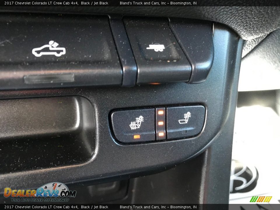 2017 Chevrolet Colorado LT Crew Cab 4x4 Black / Jet Black Photo #24