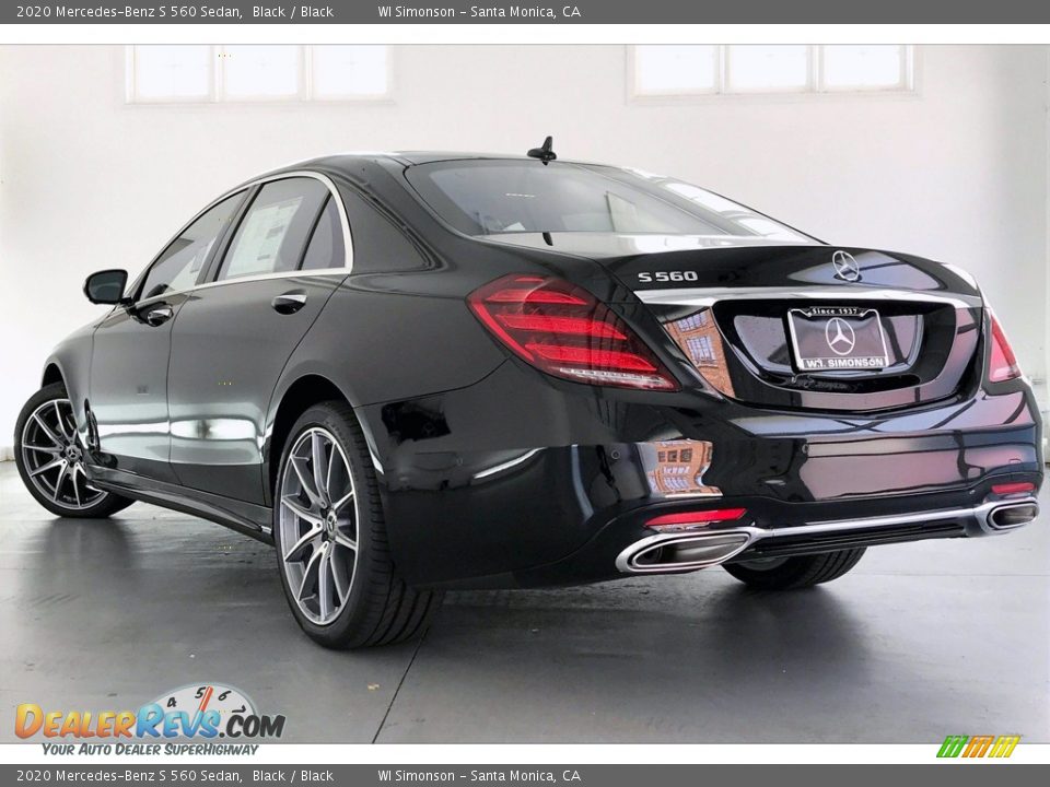 2020 Mercedes-Benz S 560 Sedan Black / Black Photo #2