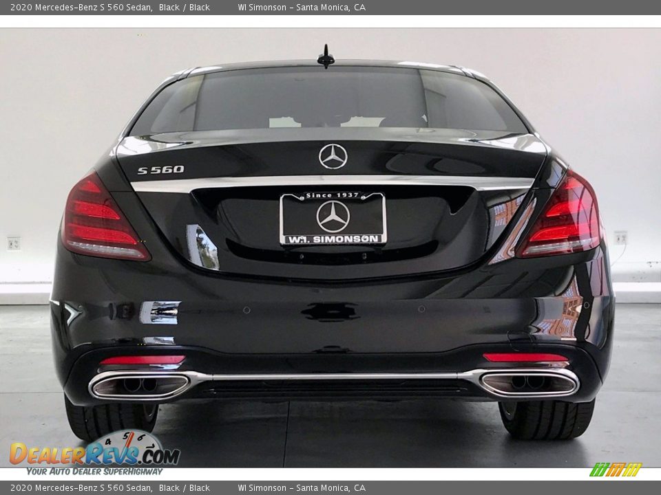2020 Mercedes-Benz S 560 Sedan Black / Black Photo #3