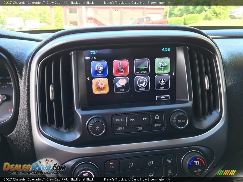 2017 Chevrolet Colorado LT Crew Cab 4x4 Black / Jet Black Photo #28