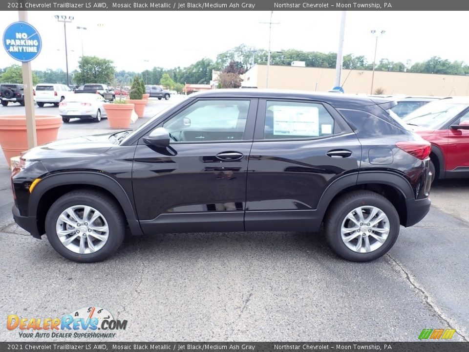 Mosaic Black Metallic 2021 Chevrolet Trailblazer LS AWD Photo #3