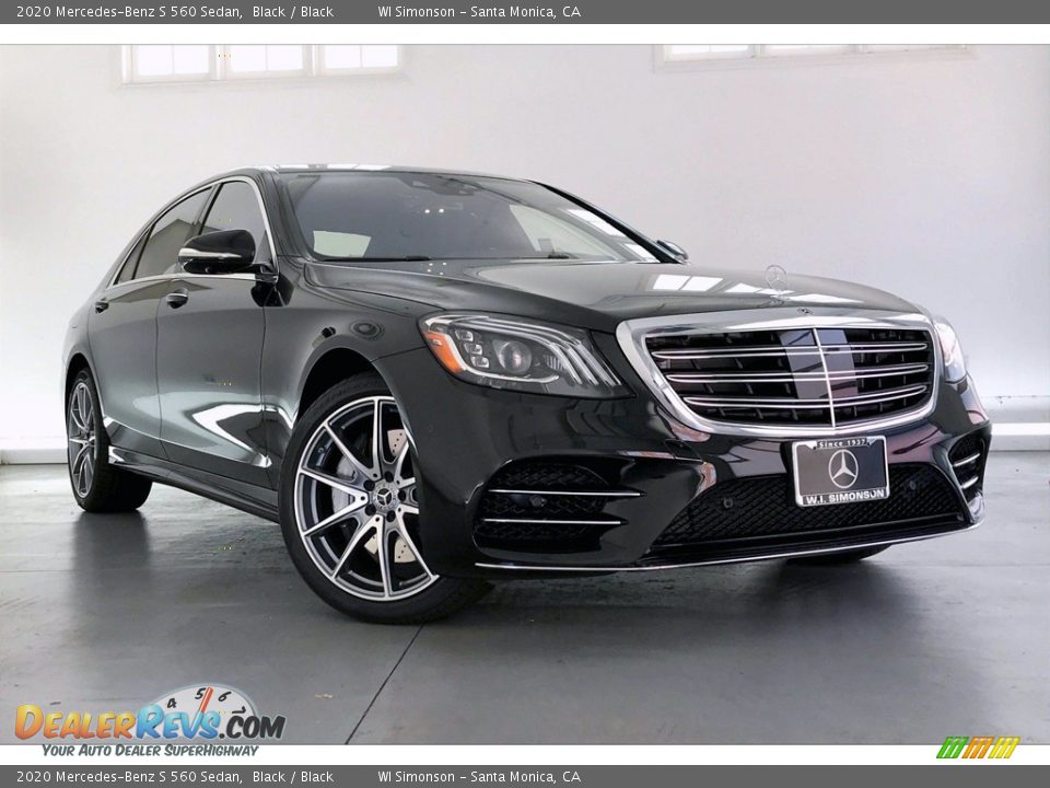 2020 Mercedes-Benz S 560 Sedan Black / Black Photo #10