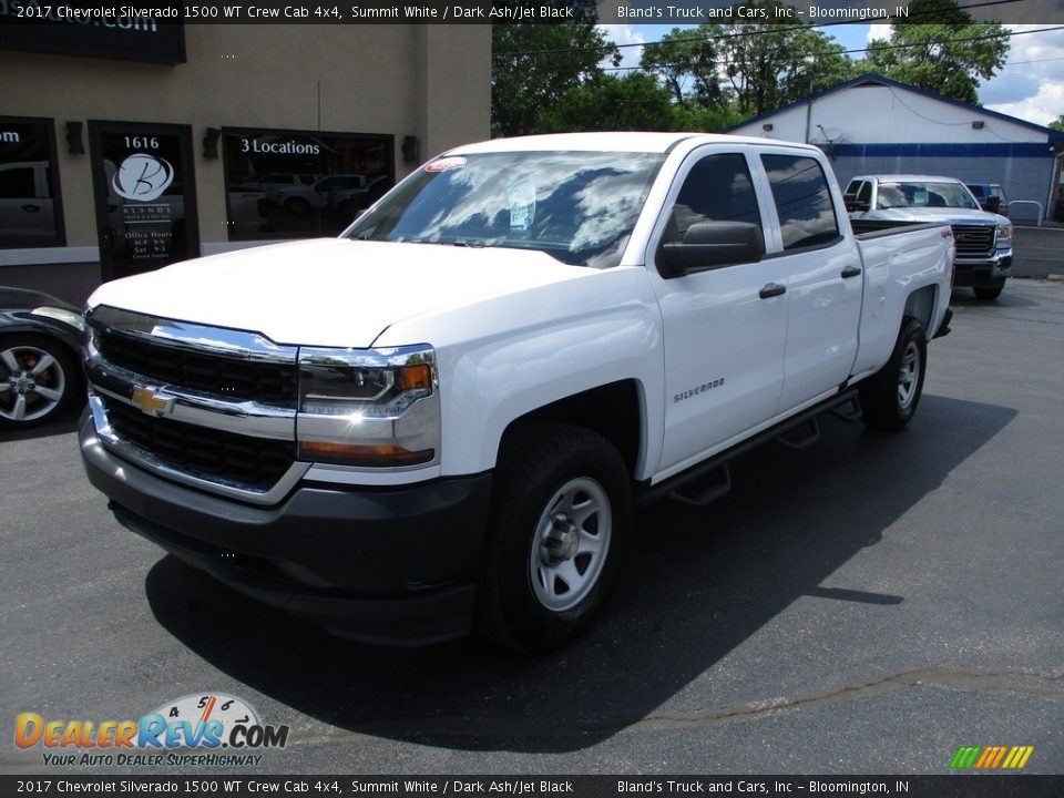 2017 Chevrolet Silverado 1500 WT Crew Cab 4x4 Summit White / Dark Ash/Jet Black Photo #2