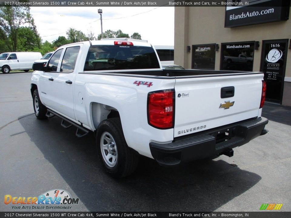 2017 Chevrolet Silverado 1500 WT Crew Cab 4x4 Summit White / Dark Ash/Jet Black Photo #3
