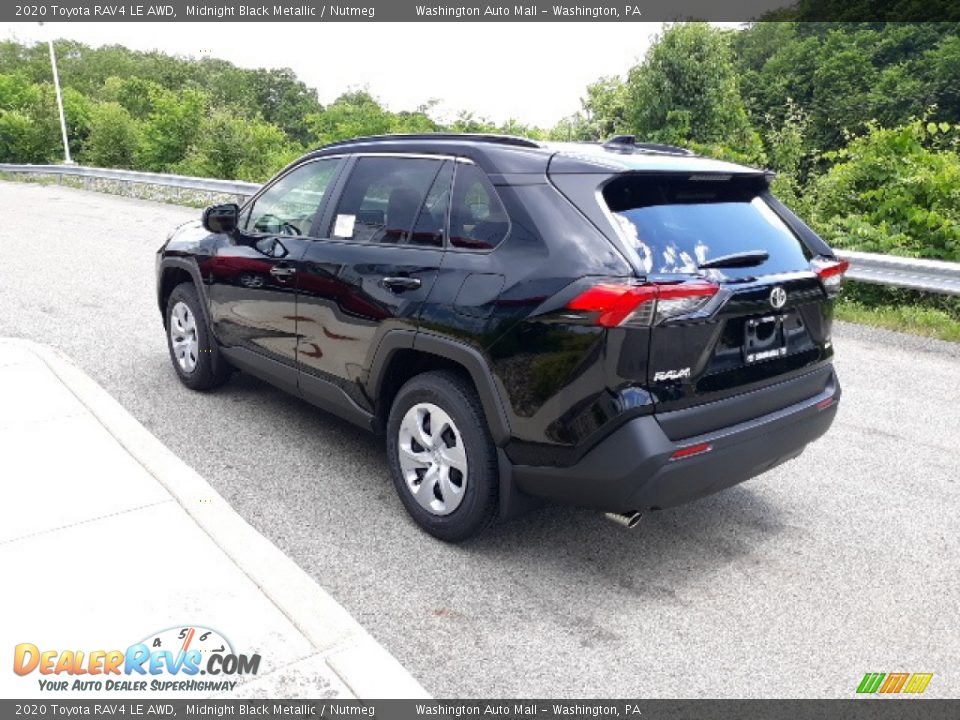 2020 Toyota RAV4 LE AWD Midnight Black Metallic / Nutmeg Photo #2