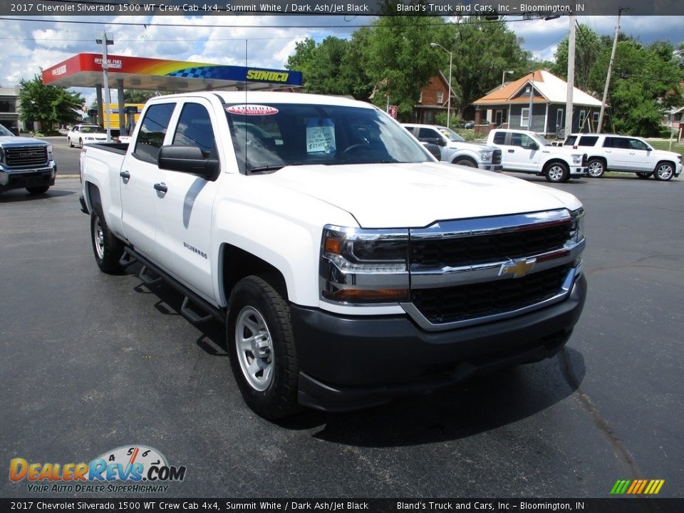 2017 Chevrolet Silverado 1500 WT Crew Cab 4x4 Summit White / Dark Ash/Jet Black Photo #5