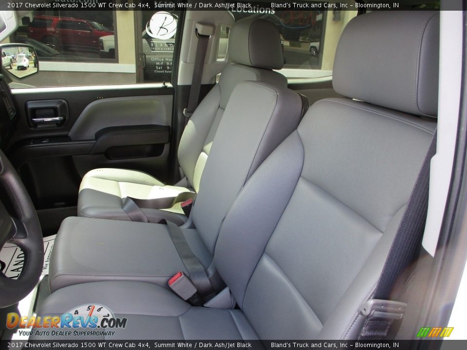 2017 Chevrolet Silverado 1500 WT Crew Cab 4x4 Summit White / Dark Ash/Jet Black Photo #8