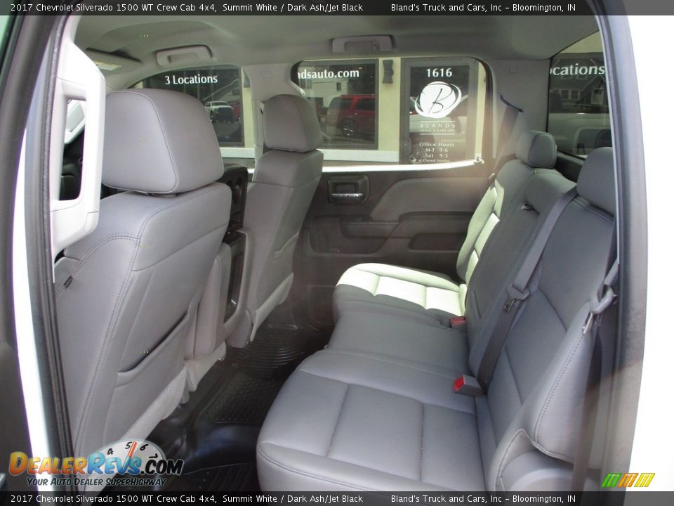 2017 Chevrolet Silverado 1500 WT Crew Cab 4x4 Summit White / Dark Ash/Jet Black Photo #9