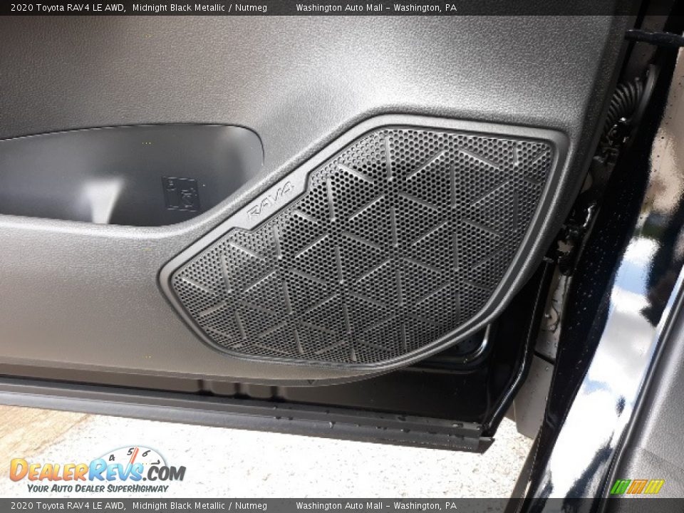 2020 Toyota RAV4 LE AWD Midnight Black Metallic / Nutmeg Photo #9