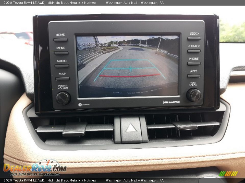 2020 Toyota RAV4 LE AWD Midnight Black Metallic / Nutmeg Photo #12