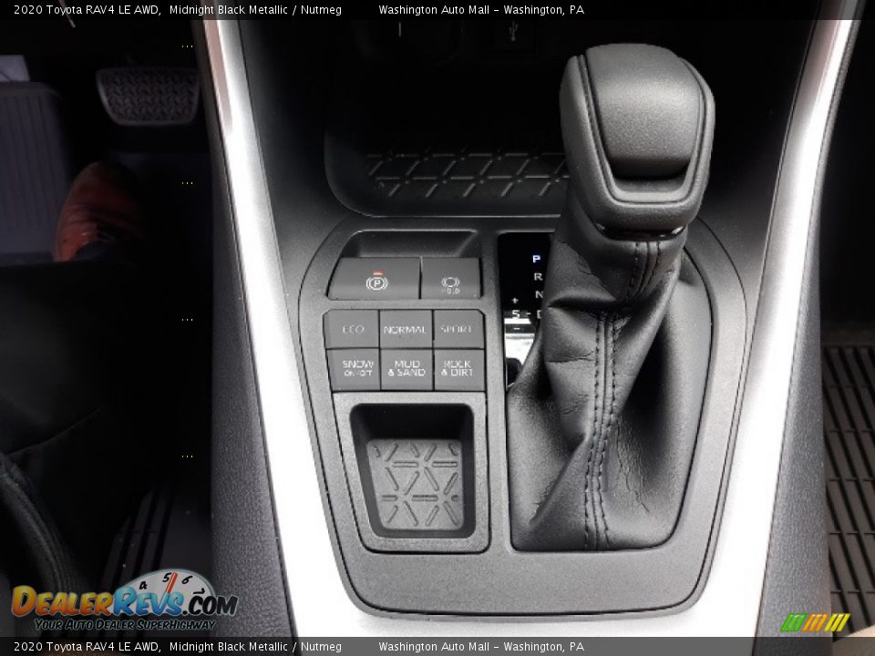 2020 Toyota RAV4 LE AWD Midnight Black Metallic / Nutmeg Photo #14