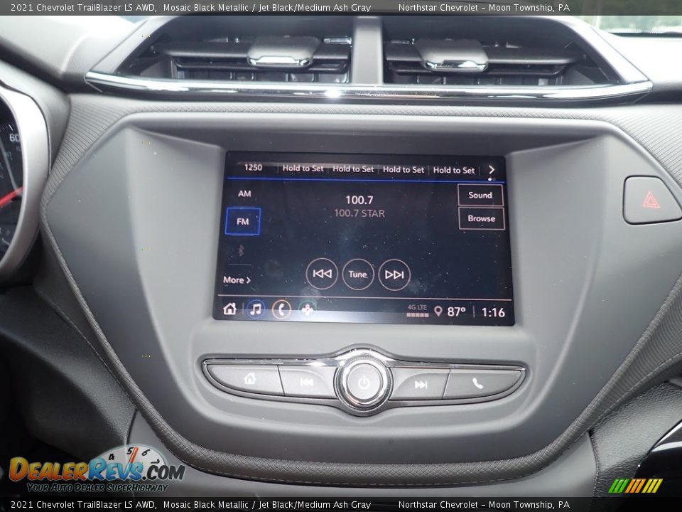 2021 Chevrolet TrailBlazer LS AWD Mosaic Black Metallic / Jet Black/Medium Ash Gray Photo #17